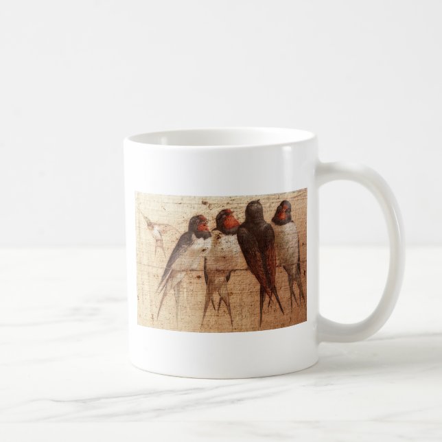 Caneca De Café Barn Swallow (Direita)