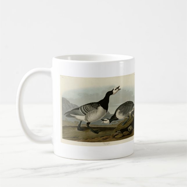 Caneca De Café Barnacle Goose - das Aves da América de Audubon (Esquerda)