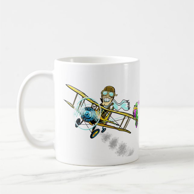 Caneca De Café Barnstormer e pássaro (Esquerda)