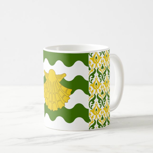 Caneca De Café Baronia de Lyondemere Populace Crachá Coffee Mug (Frente Esquerda)