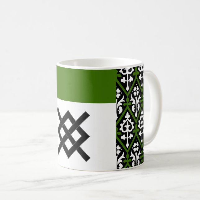 Caneca De Café Baronia do Crachá Populace de Altavia (Frente Esquerda)