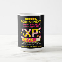 Barra de XP de Conquista do Pai Gamer Piada Dia do