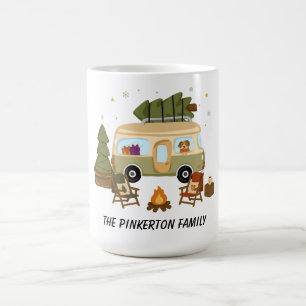 Caneca De Café Barraca de Natal Aconchegante Personalizada