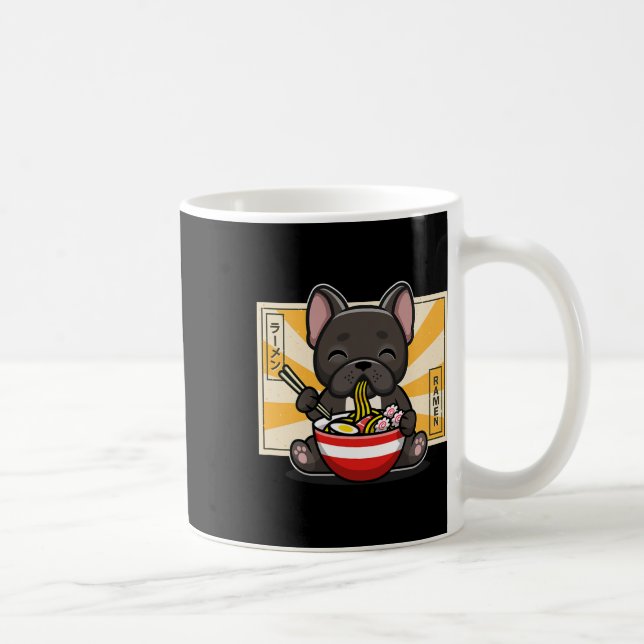 Caneca De Café Barrafa de Comida de Cachorro Francês (Direita)