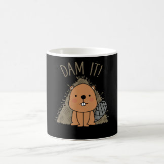 Caneca De Café Barragem De Beaver Dam De Beaver Dam Engraçado Pun