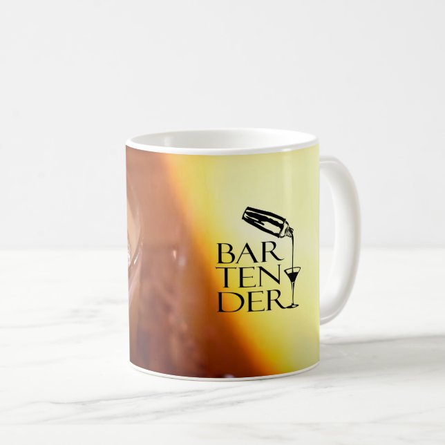 Caneca De Café Bartender Mug (Frente Esquerda)