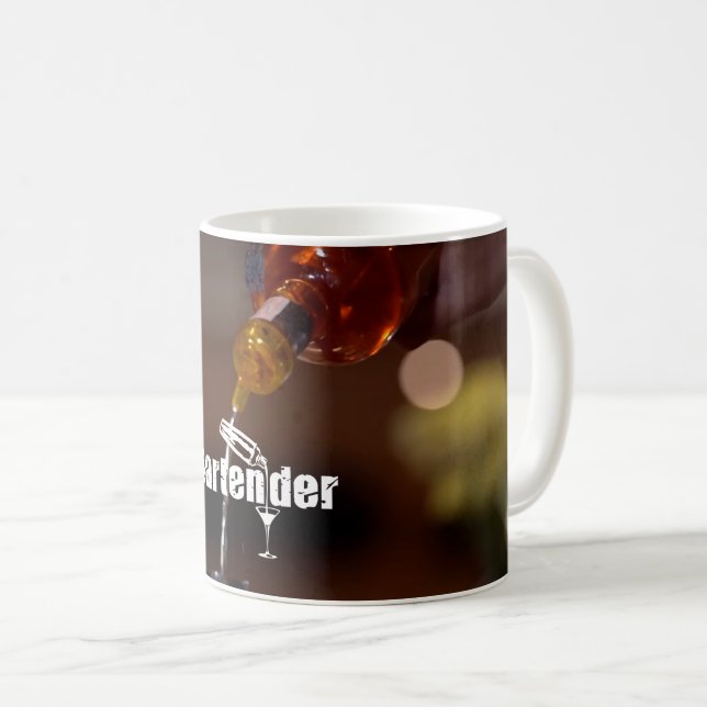 Caneca De Café Bartender Mug (Frente Esquerda)