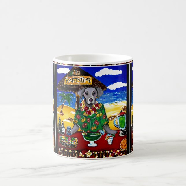 Caneca De Café Bartender Weimaraner (Centro)