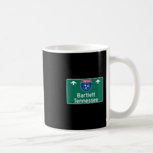 Caneca De Café Bartlett Tennessee Rodovia Interestadual Férias Su