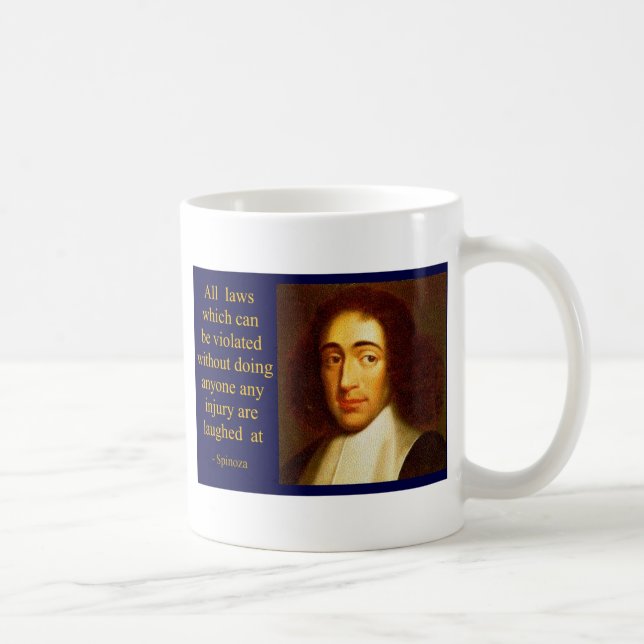Caneca De Café Baruch Spinoza (Direita)