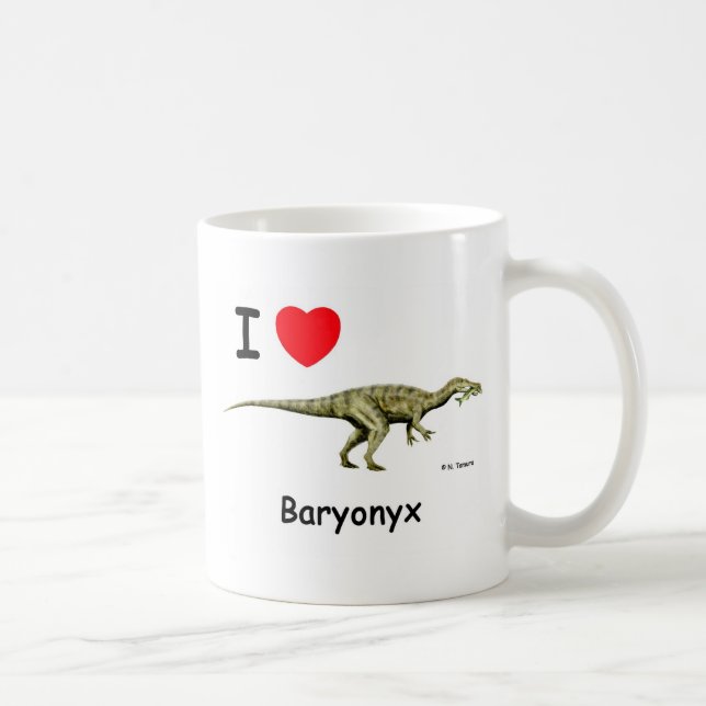Caneca De Café Baryonyx (Direita)