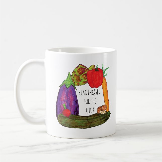Caneca De Café Baseado em plantas para o futuro (Esquerda)