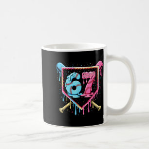 Caneca De Café Baseball 67 Sorvete Drip Engraçado Seis Sete Meme