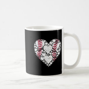 Caneca De Café Baseball Coração Amor Jogo Dia de Jogo Fã de Espor