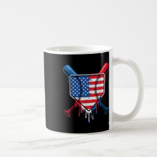 Caneca De Café Baseball Drill Boys Sorvete Patriótico Americano F