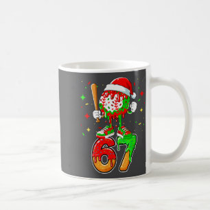 Caneca De Café Baseball Drip Número 67 Meme Sorvete Dripng Chri