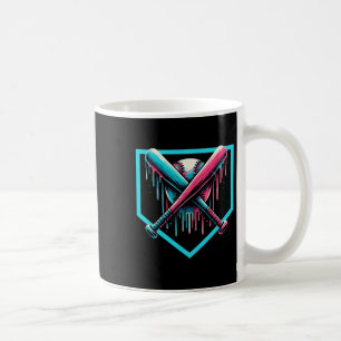 Caneca De Café Baseball Home Plate Drivers Boys Baseball Bat