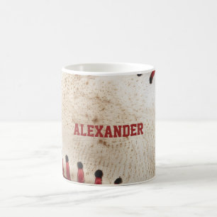 Caneca De Café Baseball Vintage Personalizado