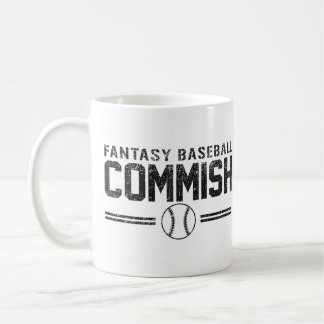 Caneca De Café Basebol Commish da fantasia