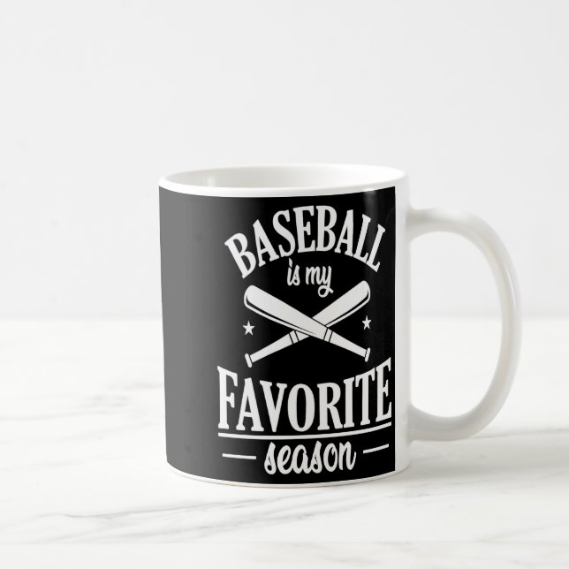 Caneca De Café Basebol é a camiseta da minha equipe da temporada  (Direita)