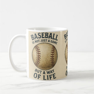 Caneca De Café Basebol, um modo de vida!