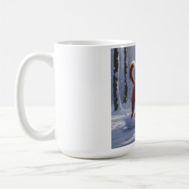 Caneca De Café Basenji Elegant Coffee Mug (Esquerda)
