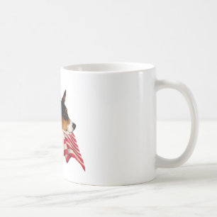 Caneca De Café Basenji Flag