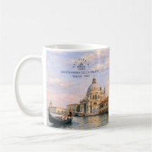 Basílica de Veneza Salute Aquarela Cúpulas Icônica