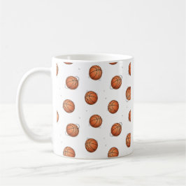 Caneca De Café Basketball Pattern Coffee Mug