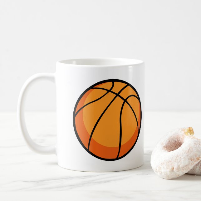 Caneca De Café Basquete (Com Donut)