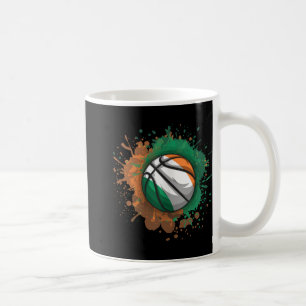 Caneca De Café Basquete com Tanque de Bandeira na Irlanda