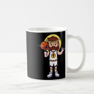 Caneca De Café Basquete Cristão Jesus Cristo Basquete Relig