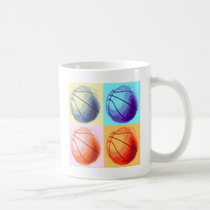 Caneca De Café Basquete de pop