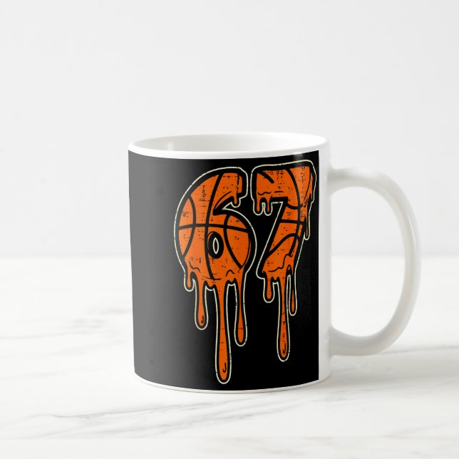Caneca De Café Basquete Drip Seven Six 7 6 Alpha Gen Diversão (Direita)