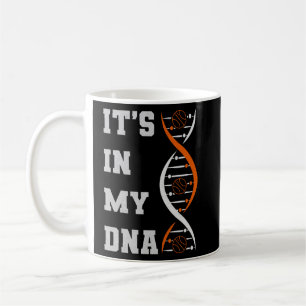 Caneca De Café Basquete "Está no Meu DNA"