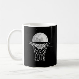 Caneca De Café Basquete Lua