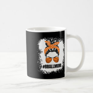 Caneca De Café Basquete Mãe Mensagem Arma Orgulhosa Mama Bball Ba