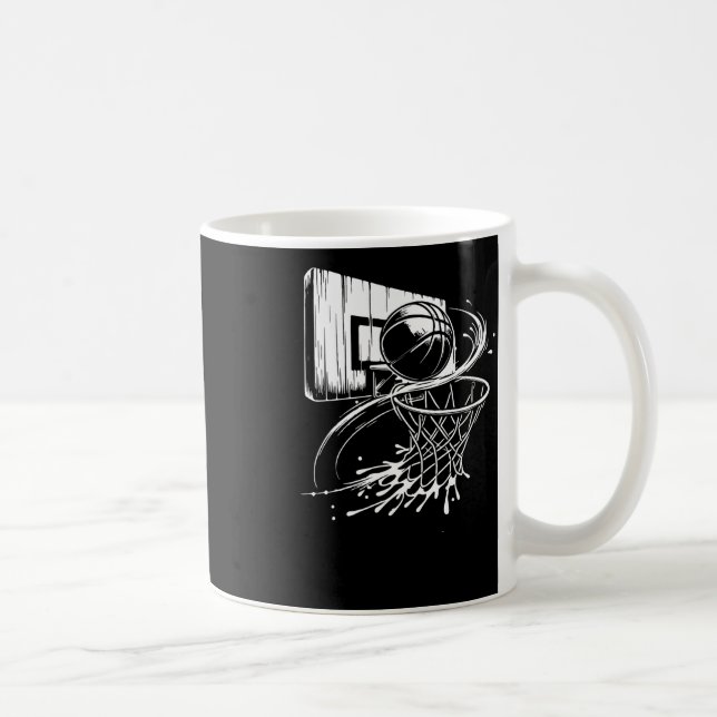 Caneca De Café Basquete Para Meninas (Direita)