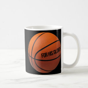 Caneca De Café Basquete Para Pessoas Desportivas Que Ama Deus E B