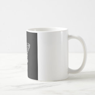 Caneca De Café Basquete preto e branco