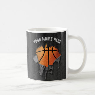 Caneca De Café Basquete Torn (Personalizado)