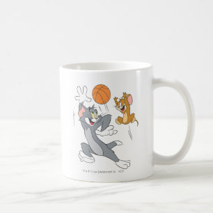 Caneca De Café Basquetebol 1 de Tom e de Jerry