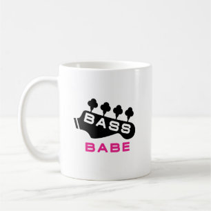 Caneca De Café Bass Babe Gift Para Bauxi
