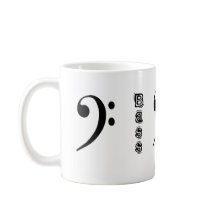 Bass Boss Bass Clef Mug