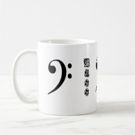 Caneca De Café Bass Boss Bass Clef Mug