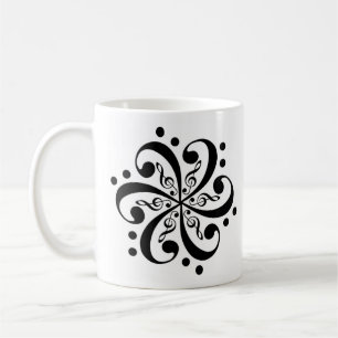 Caneca De Café Bass_Clef_Flower_Tattoo_by_ChuckDraws, Bass_Cle…