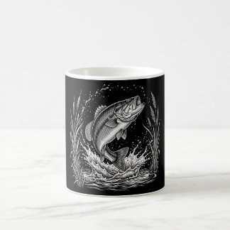 Caneca De Café Bass Fishing Lover Gift Fishermans Present