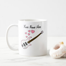 Caneca De Café Bass Guitar Custom Weding Mug Bassistor