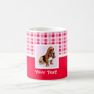 Caneca De Café Basset Hound bonito