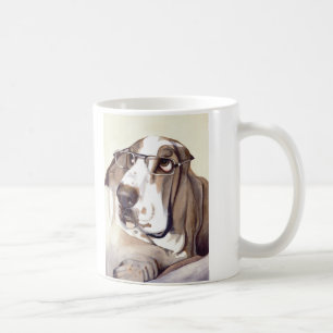 Caneca De Café Basset Hound com "meus olhos olham grandes nestes?